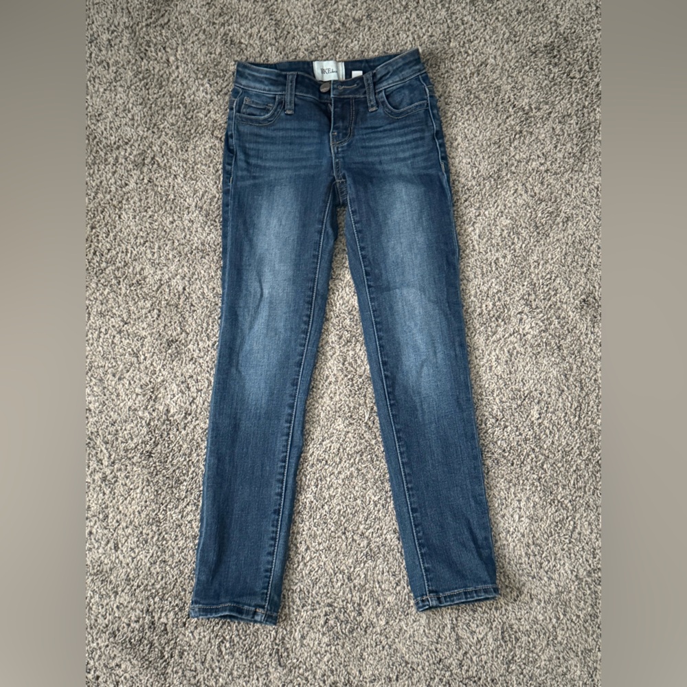 BKE Women's Dark Blue Skinny Jeans